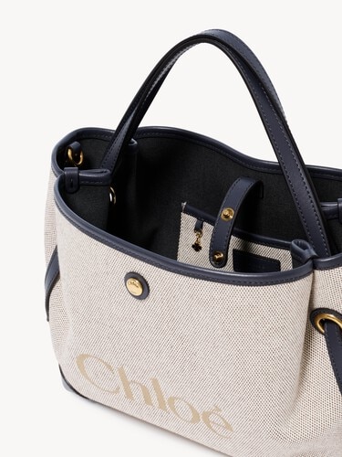 Small Chlo&eacute; Clover double carry bag in canvas - 6