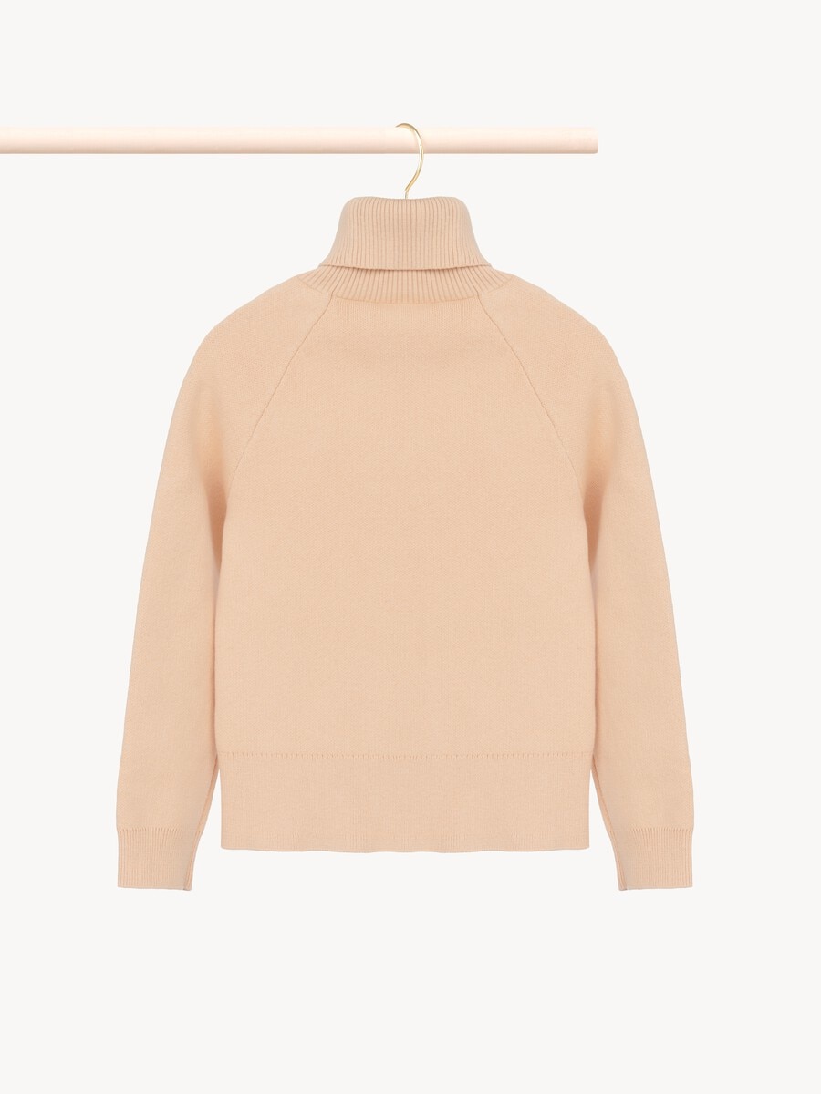 Pull col roul&eacute; &agrave; logo enfant - 2