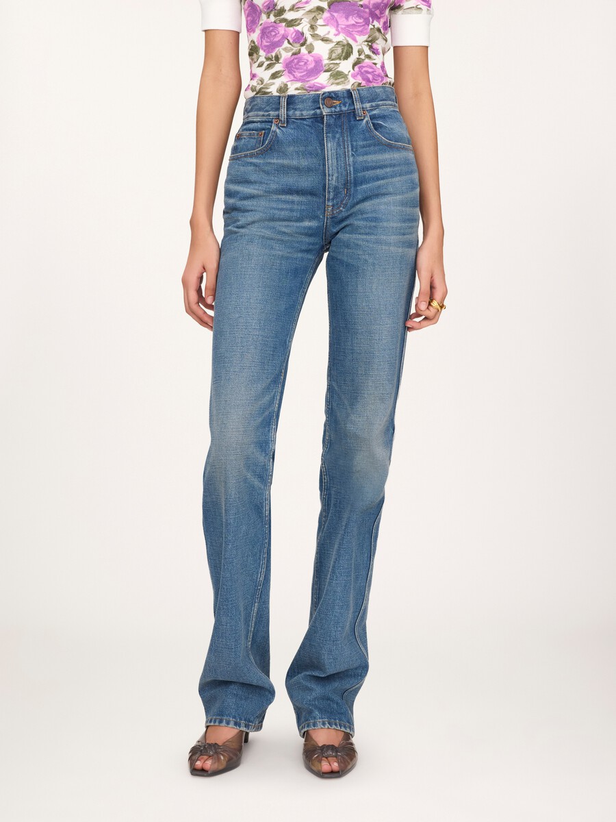 Straight jeans in denim - 3
