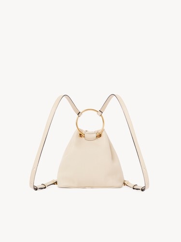 Small Bracelet backpack in grained leather - 6
