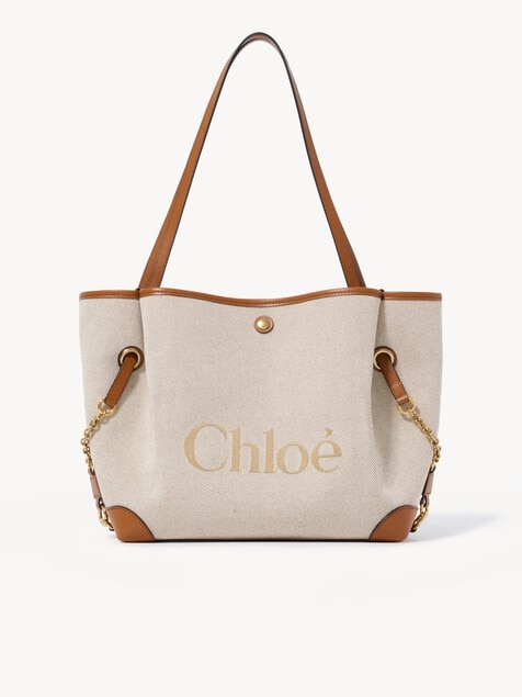 Chlo&eacute; Clover double carry bag in canvas