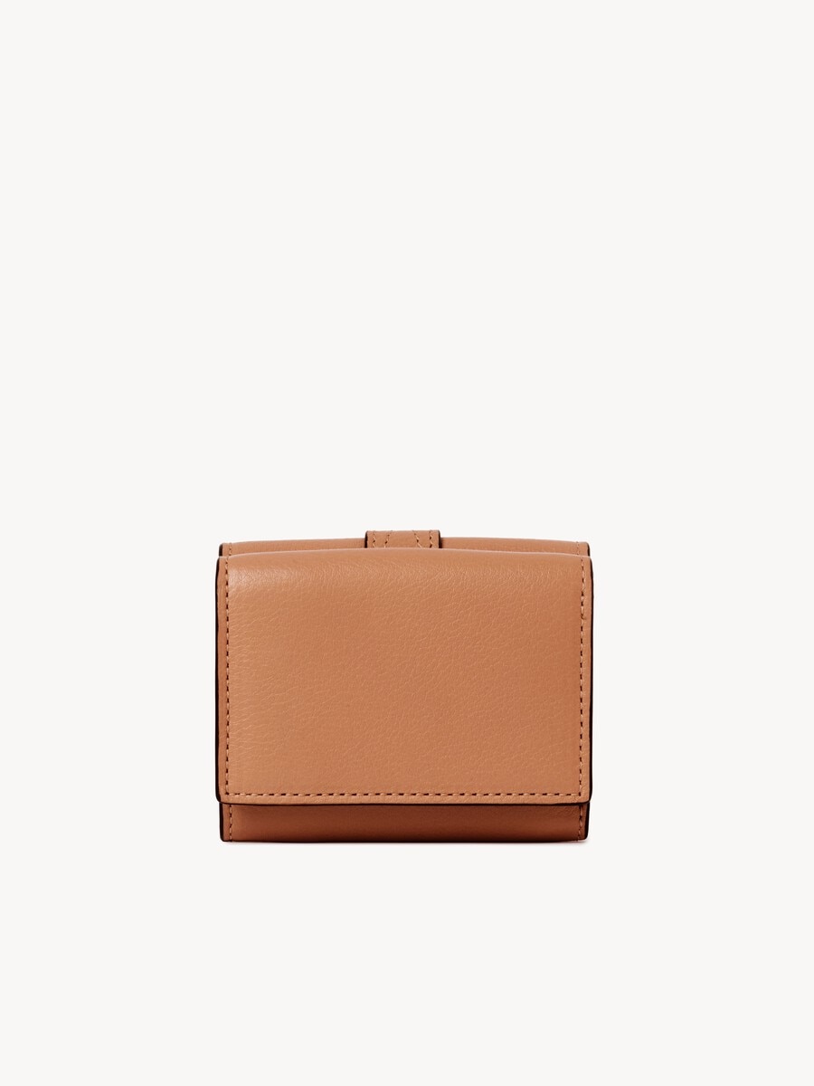 Mini portefeuille &agrave; trois volets Paddington en cuir grain&eacute; - 4