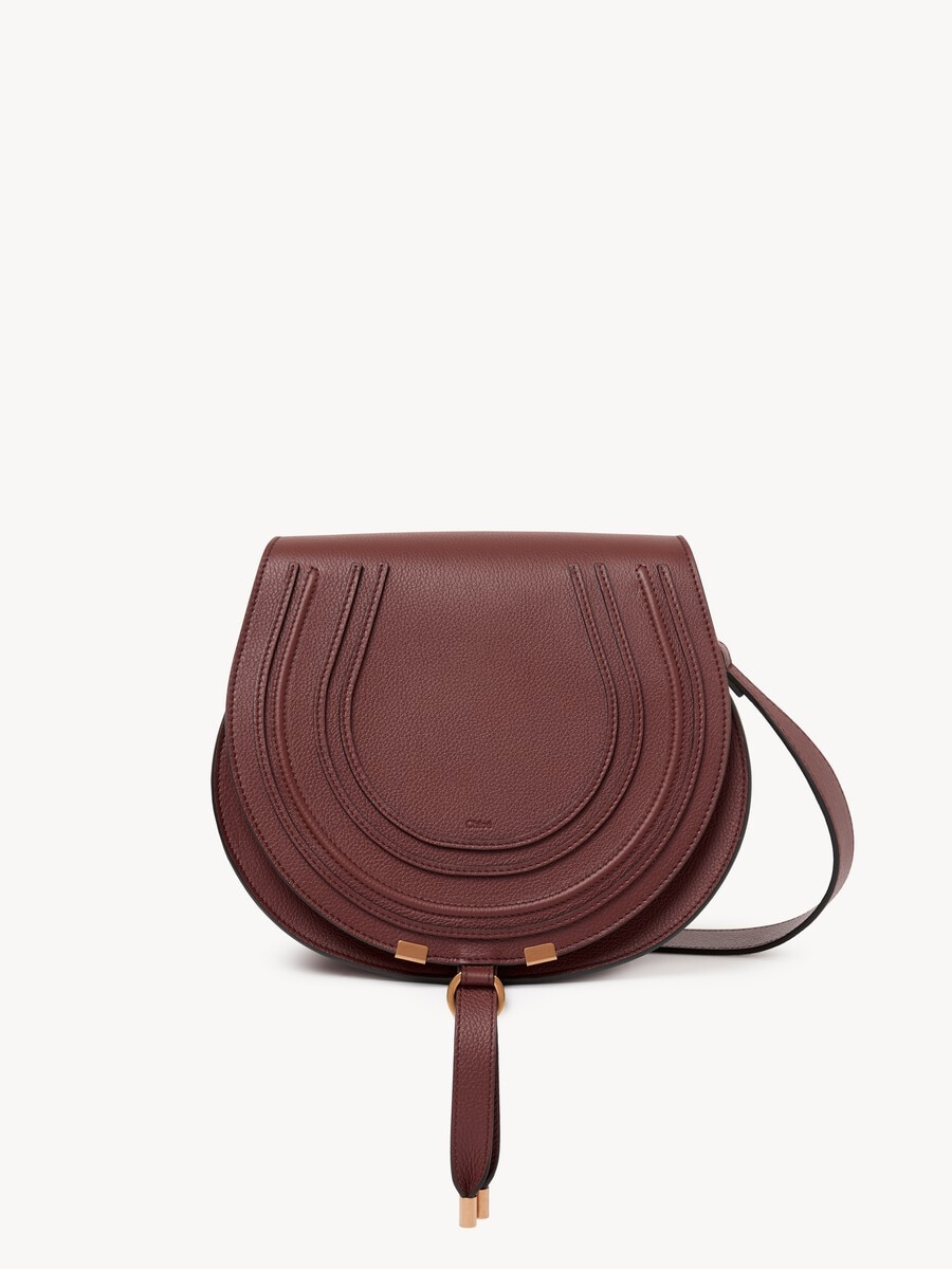 Bolso saddle Marcie de cuero granulado - 2