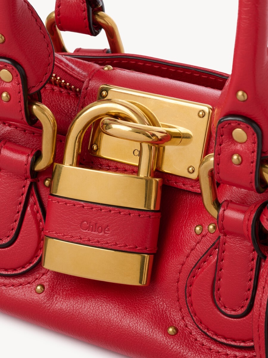 Bolso Paddington peque&ntilde;o de cuero granulado - 9