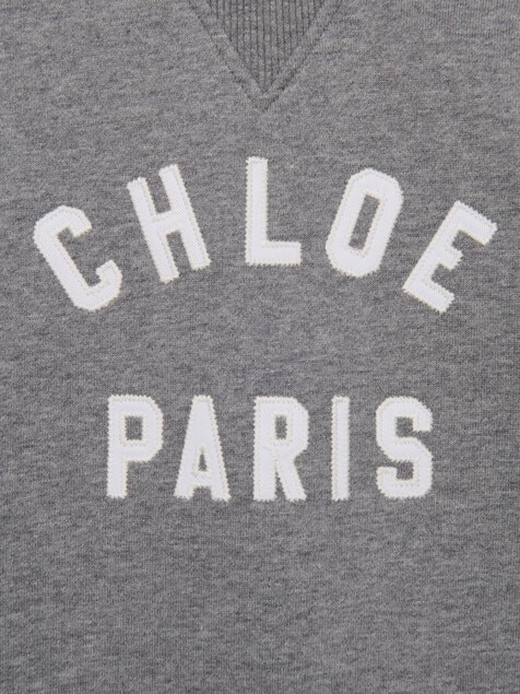 Sweat &agrave; capuche et logo enfant