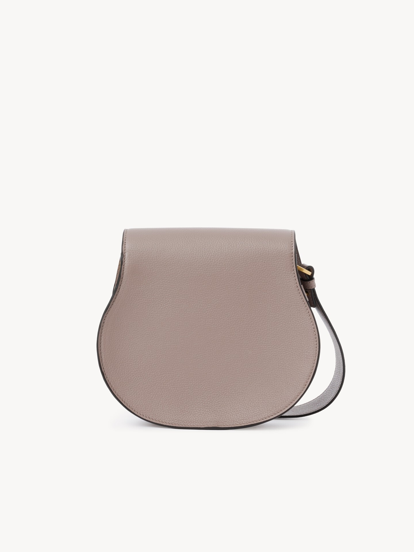 Marcie saddle bag in grained leather - 4.0