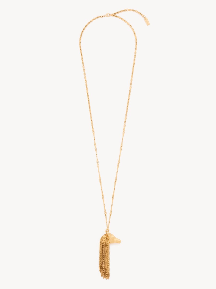 Collier pendentif Chlo&eacute; Chain Horse - 1