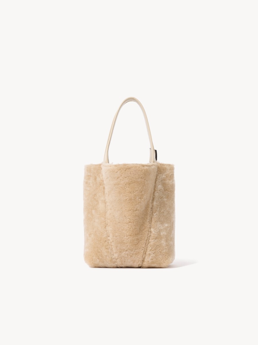 Petit sac cabas Chlo&eacute; Spin en shearling - 4