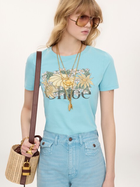 Baby fit logo T-shirt in cotton jersey
