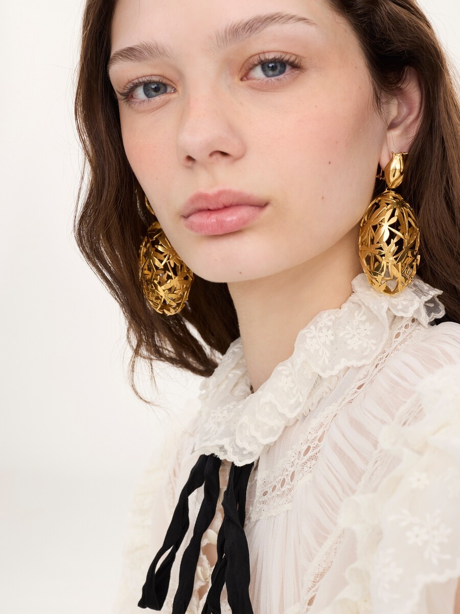 The Chlo&eacute; Gilded Cage earrings - 4
