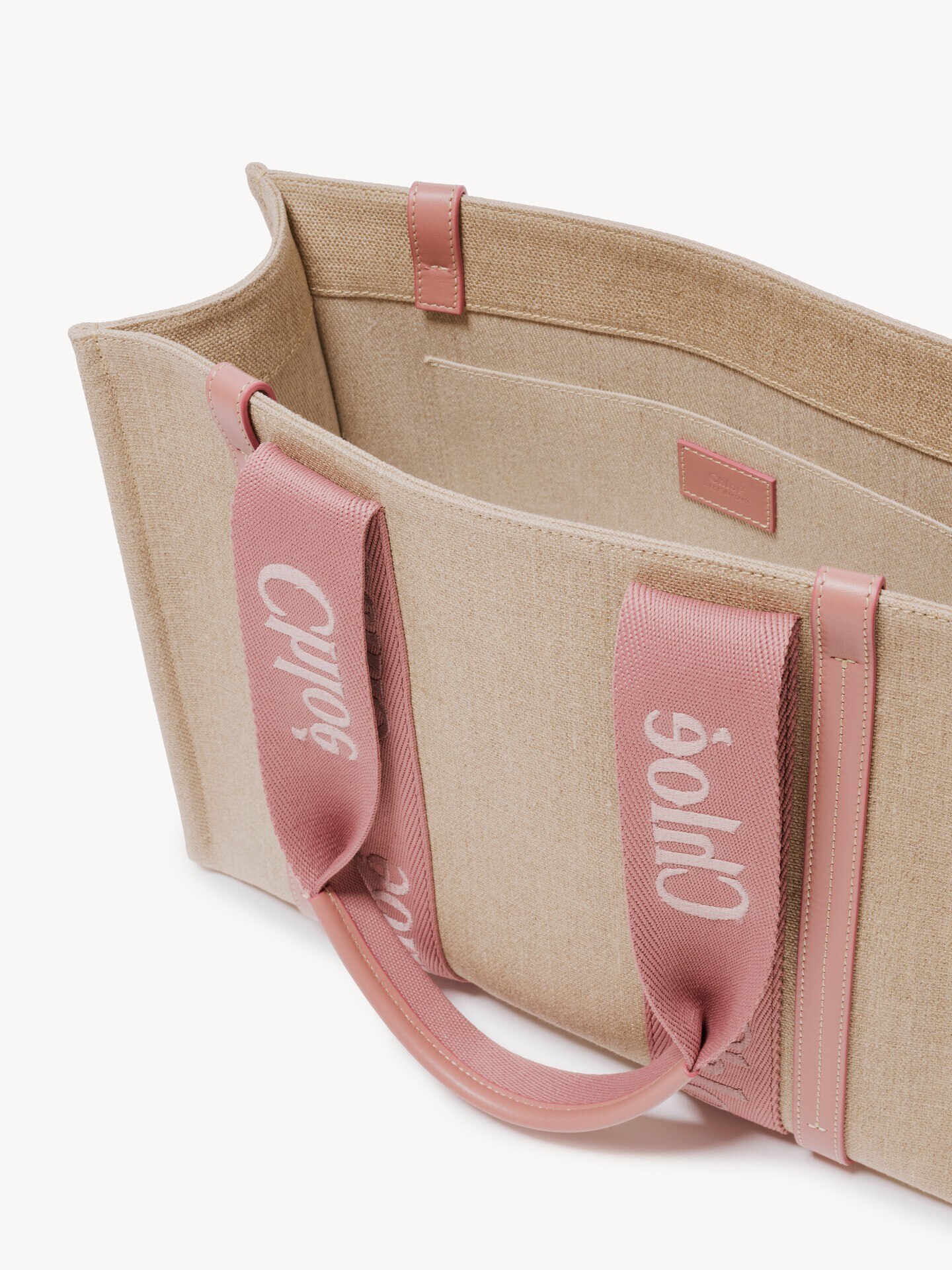 Woody tote bag in linen - 5.0