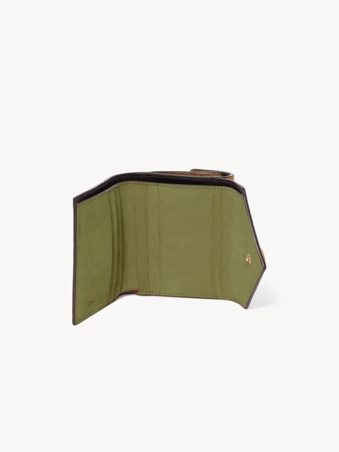 Small Envelope tri-fold in soft & suede leather