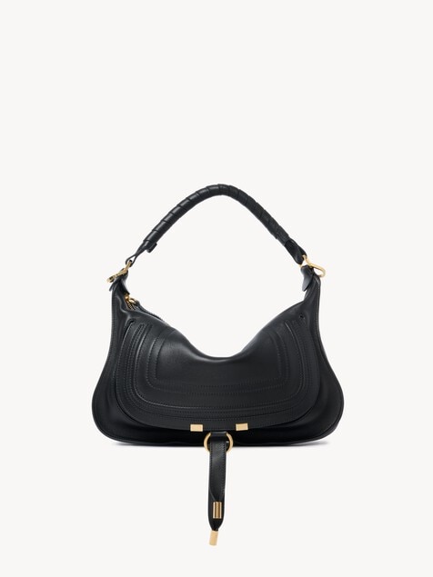 Small Marcie shoulder bag in soft leather