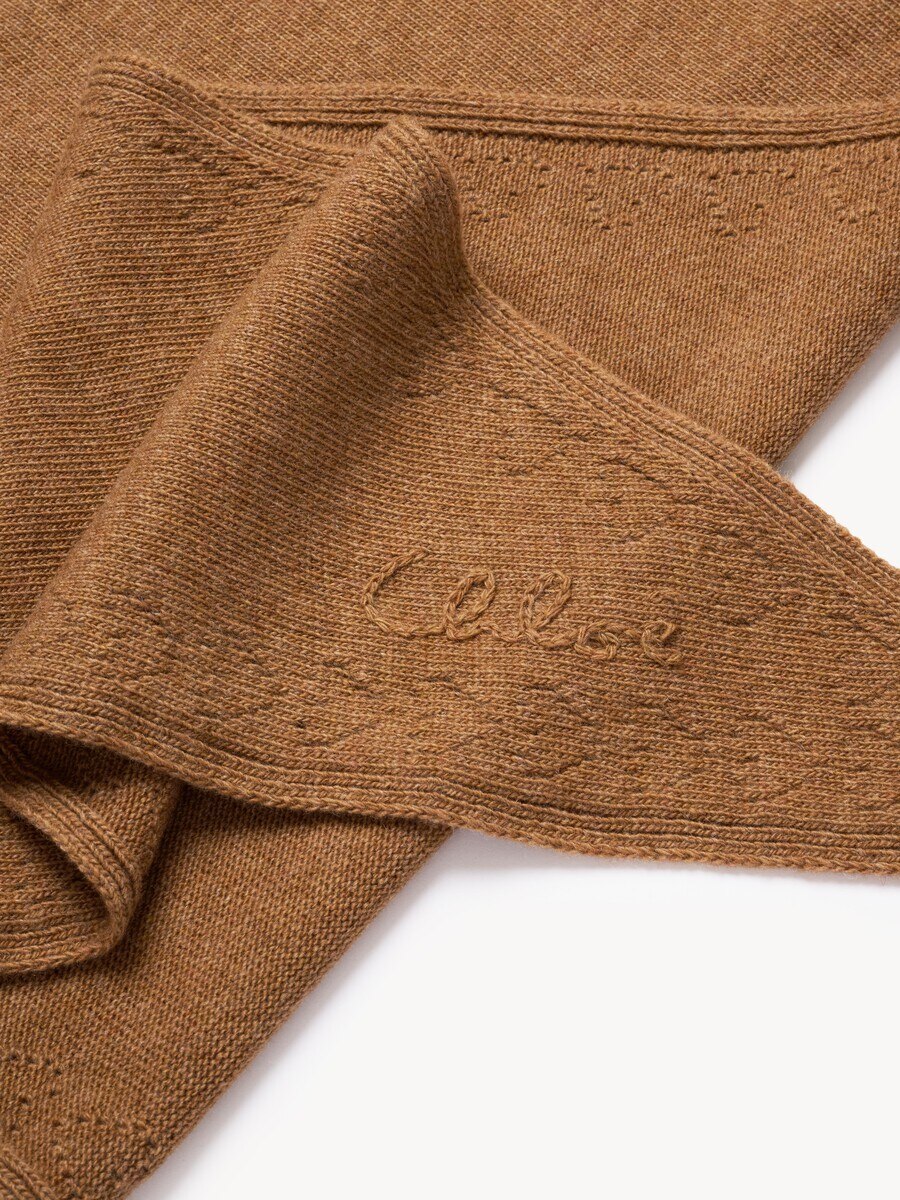 The Chlo&eacute; Iconic triangular scarf in wool - 3
