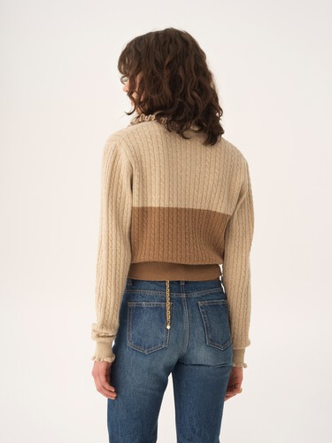 Collar sweater in a wool & cashmere knit - 5