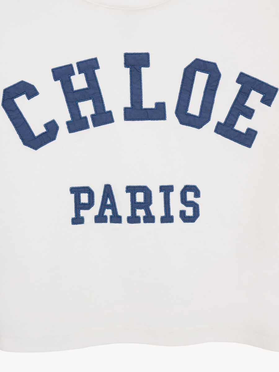 Kids' cropped logo T-shirt - 4