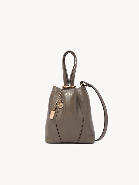 Small Chlo&eacute; Spin tote bag in grained leather