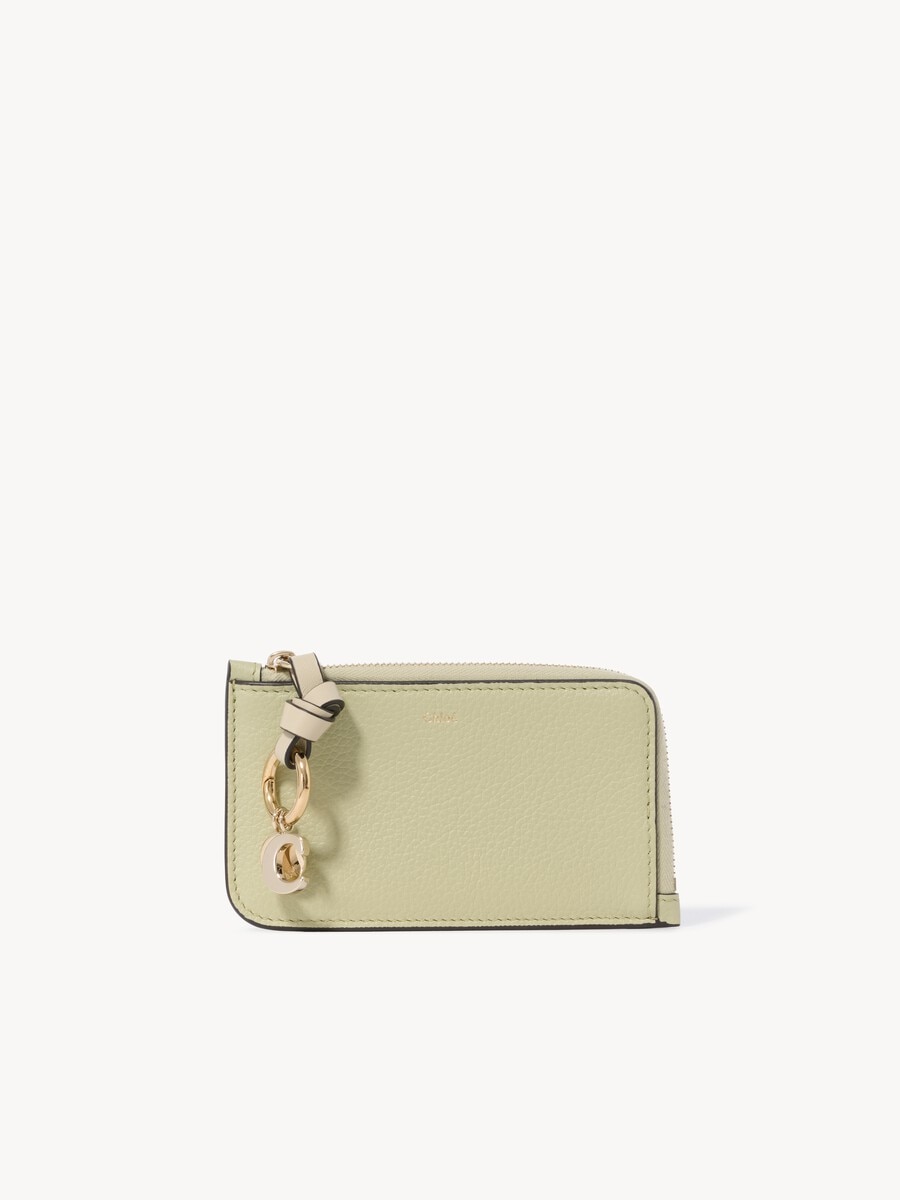 Alphabet wallet in grained leather - 2