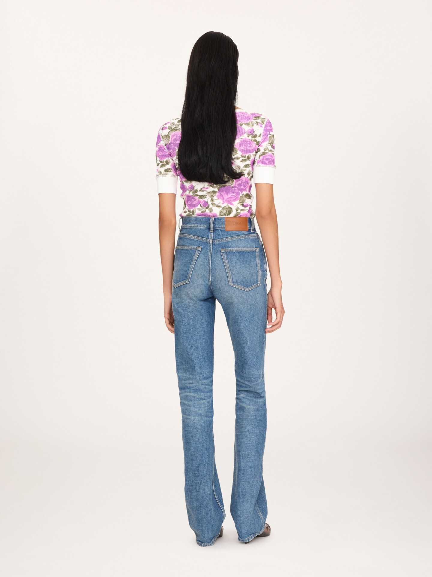Straight jeans in denim - 4.0