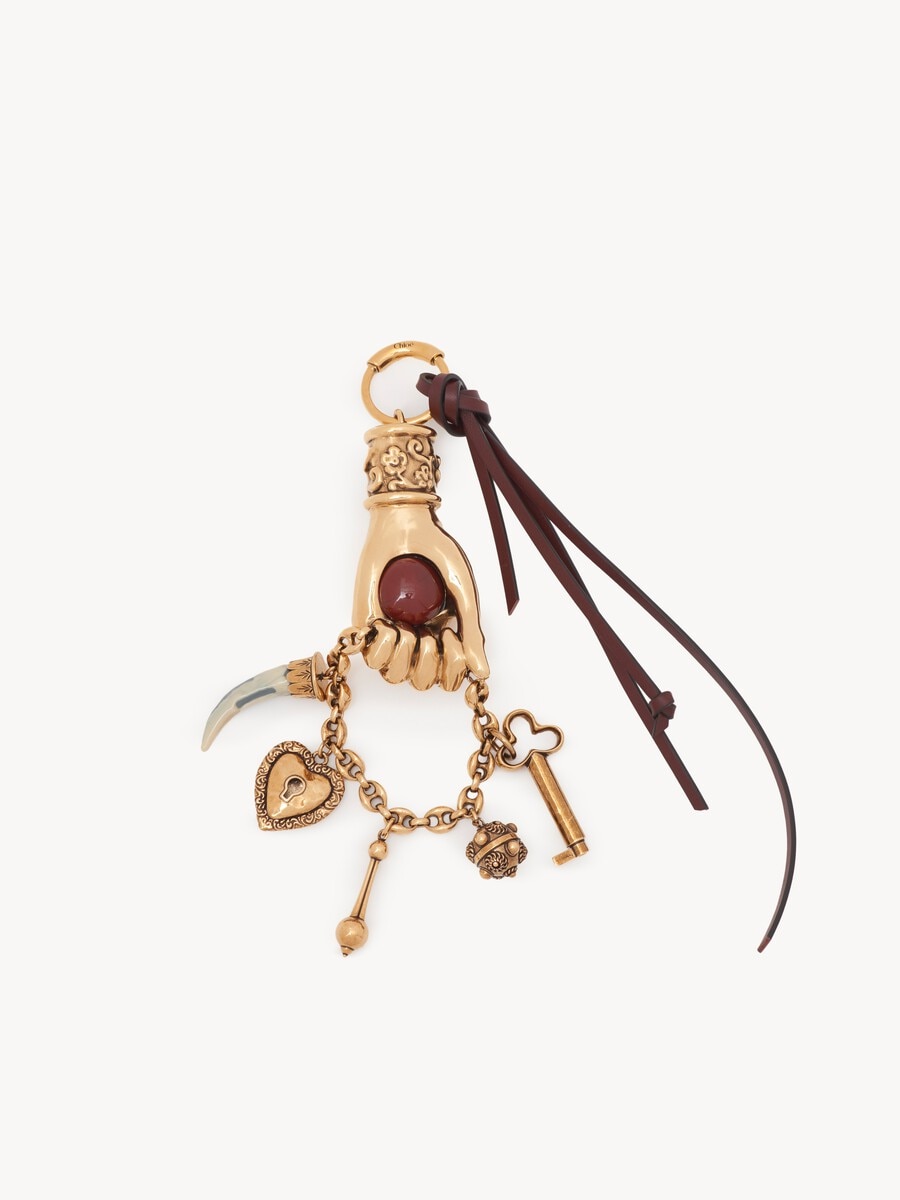 Charm para bolso Chlo&eacute; Symbols Hand de lat&oacute;n - 2