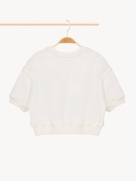 Sweat manches courtes &agrave; logo Enfant