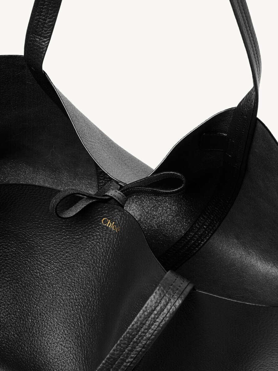 Chlo&eacute; Spin east-west tote bag in grained leather - 5