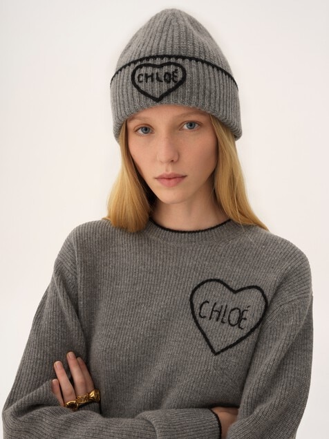 The Chlo&eacute; Encoeur beanie in wool & cashmere