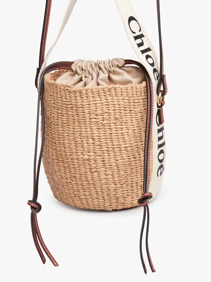 Small Woody basket in natural fibers - 5