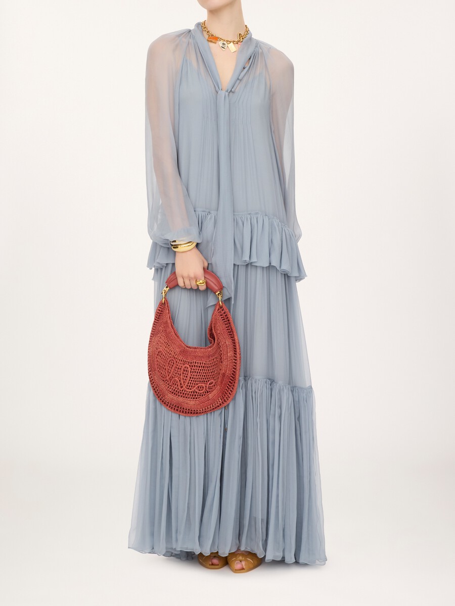 Bolso hobo Summer Banana de rafia - 8