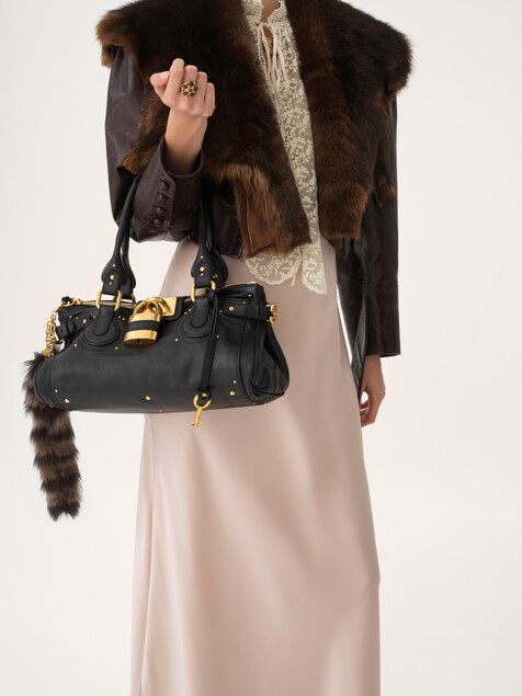 Paddington bag in grained leather
