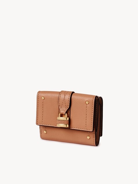 Mini Paddington tri-fold in grained leather