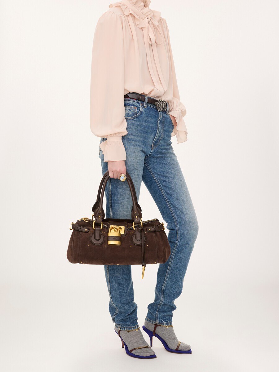 Paddington bag in suede leather - 8
