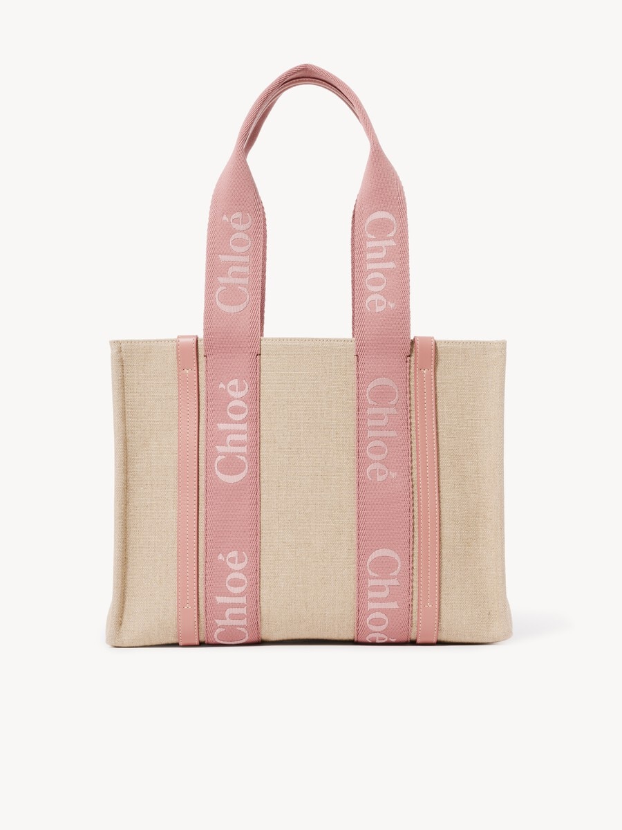 Woody tote bag in linen - 2