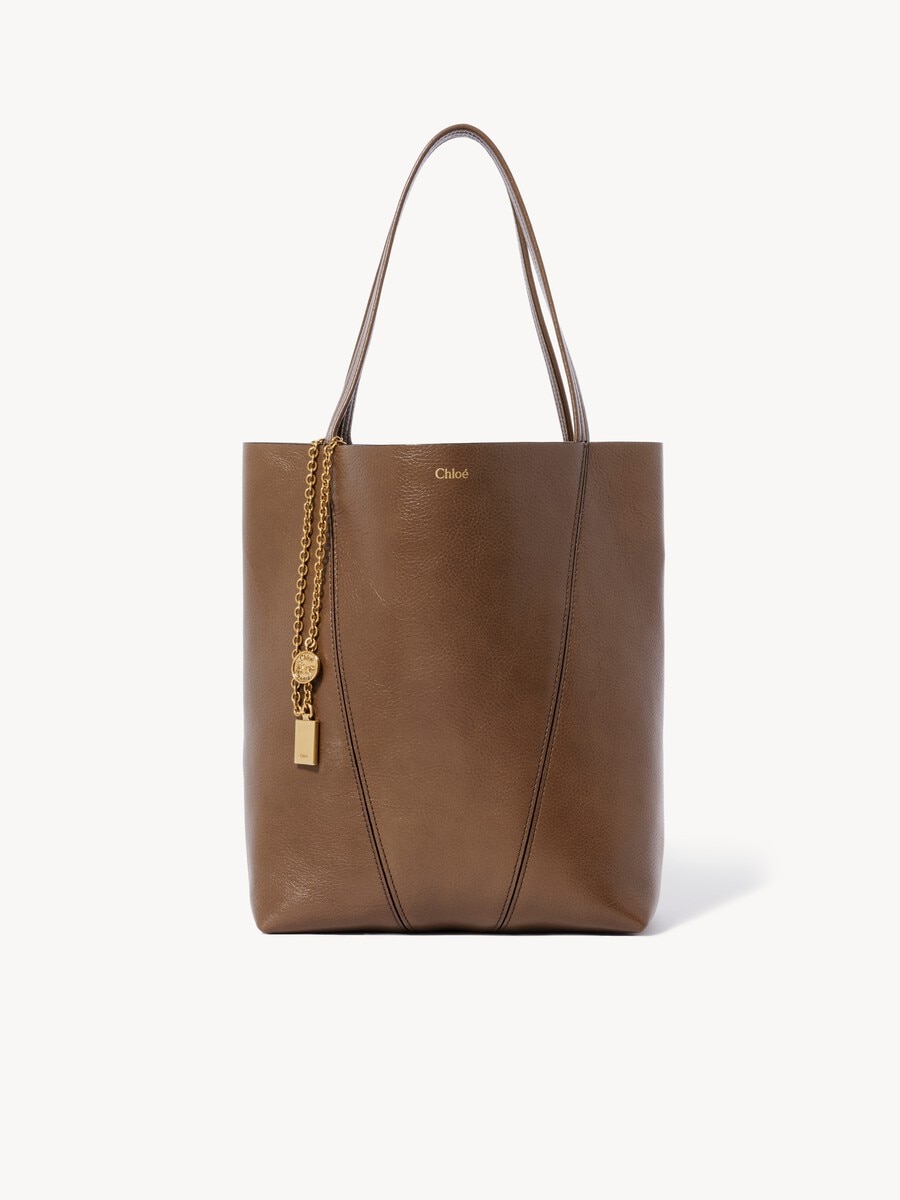 Chlo&eacute; Spin tote bag in grained leather - 2