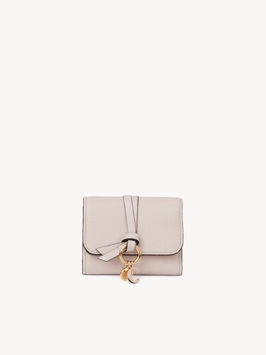 Small Alphabet tri-fold in grained leather - 2