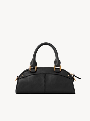 Bolso bowling Chlo&eacute; peque&ntilde;o de cuero suave - 4