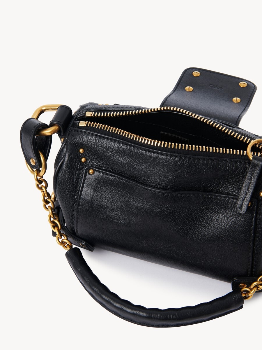 Bolso peque&ntilde;o de cadena Paddington de cuero granulado - 8