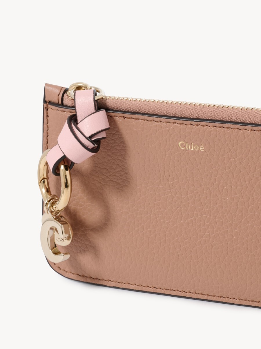 Alphabet wallet in grained leather - 6