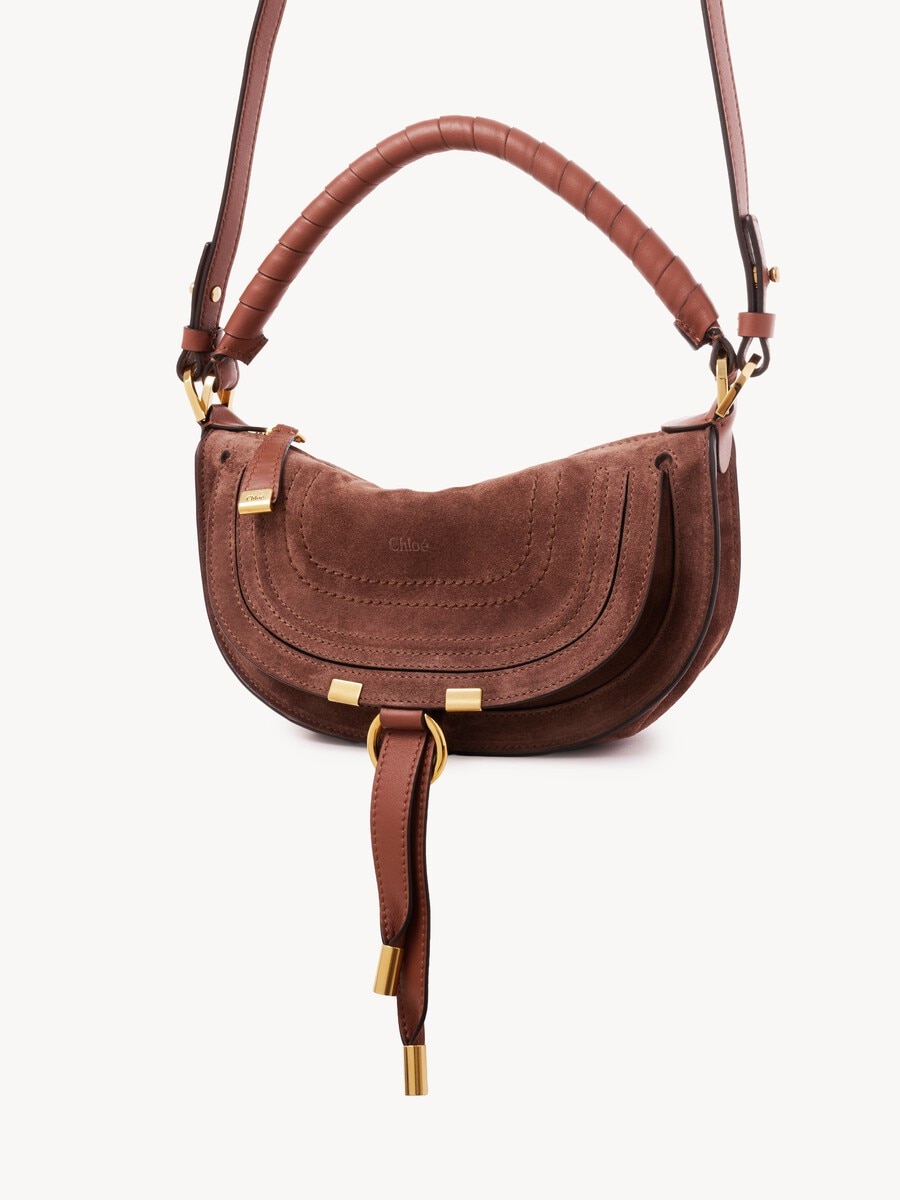 Minibolso de hombro Marcie de ante - 4