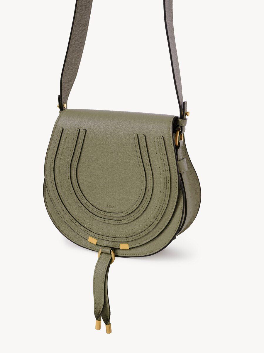 Marcie saddle bag in grained leather - 3