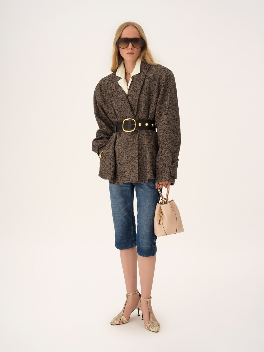 Bolso tote Chlo&eacute; Spin peque&ntilde;o de cuero granulado - 7