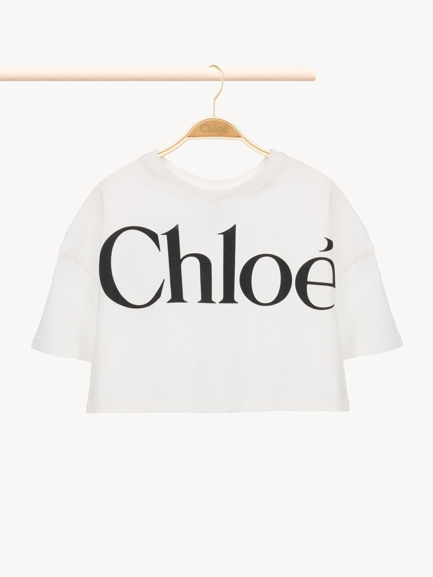 Kids' cropped logo T-shirt - 1.0