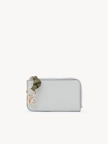 Alphabet wallet in grained leather - 2