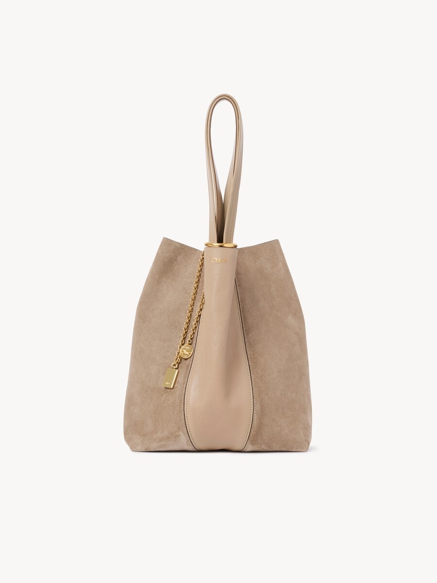 Bolso tote Chlo&eacute; Spin de cuero granulado y ante - 2