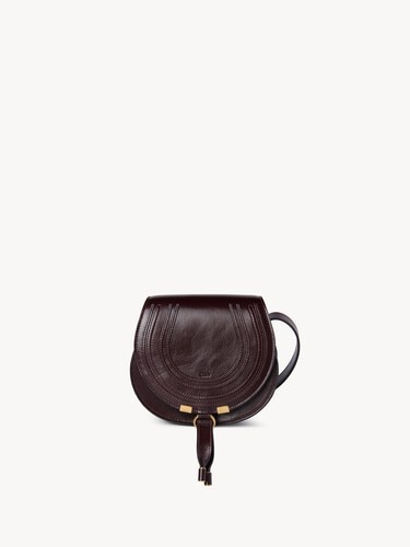 Small Marcie saddle bag in shiny leather - 2