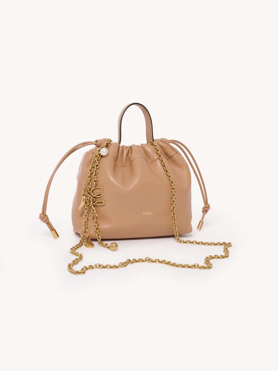 Minibolso de hombro Chlo&eacute; Icons con cadena de cuero suave - 3