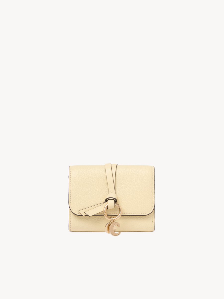 Small Alphabet tri-fold in grained leather - 2