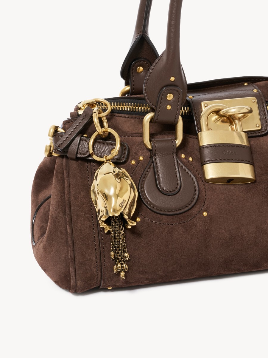 Chlo&eacute; Symbols Tulip & Mini Tulips key ring bag charm in brass - 2