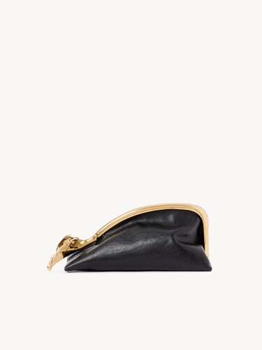 Small Eden Treasures clutch in leather - 5