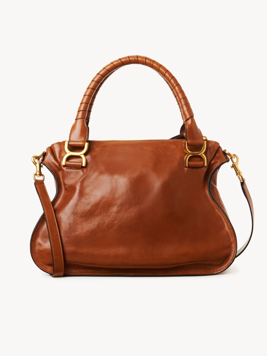 Bolso Marcie de cuero brillante - 8
